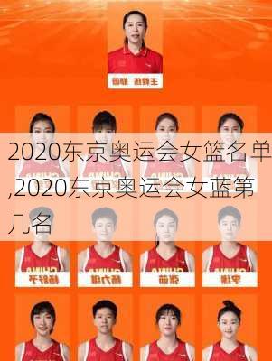 2020东京奥运会女篮名单,2020东京奥运会女蓝第几名