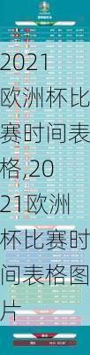 2021欧洲杯比赛时间表格,2021欧洲杯比赛时间表格图片