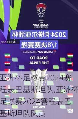 亚洲杯足球赛2024赛程表巴基斯坦队,亚洲杯足球赛2024赛程表巴基斯坦队队员