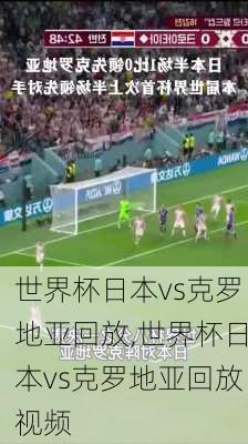 世界杯日本vs克罗地亚回放,世界杯日本vs克罗地亚回放视频