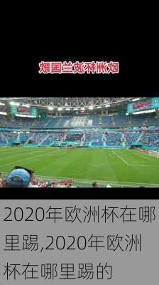 2020年欧洲杯在哪里踢,2020年欧洲杯在哪里踢的