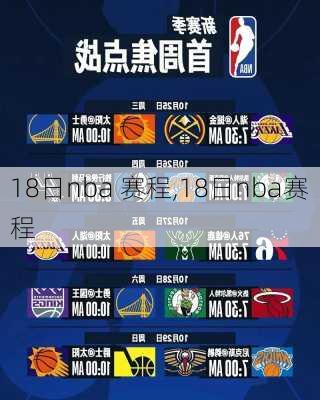 18日nba 赛程,18日nba赛程