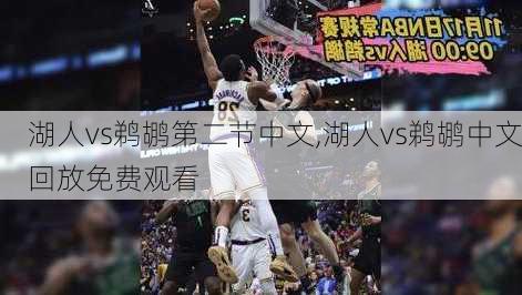 湖人vs鹈鹕第二节中文,湖人vs鹈鹕中文回放免费观看