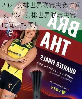 2021女排世界联赛决赛时间表,2021女排世界联赛决赛时间表格图片