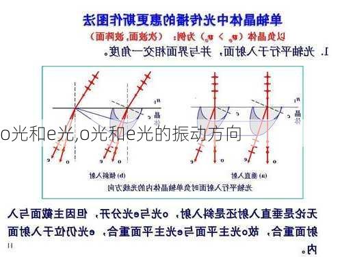 o光和e光,o光和e光的振动方向