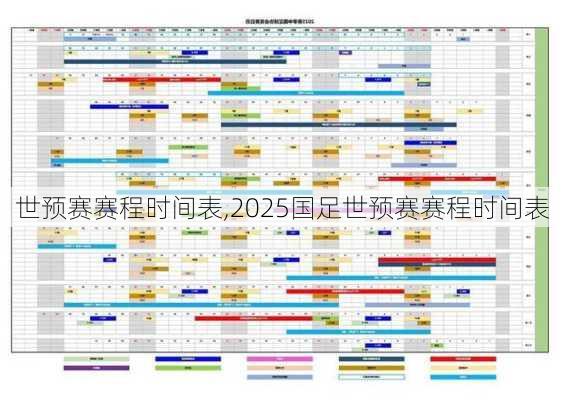 世预赛赛程时间表,2025国足世预赛赛程时间表