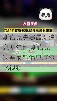 斯诺克决赛最新消息塞尔比,斯诺克决赛最新消息塞尔比视频