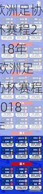 欧洲足协杯赛程2018年,欧洲足协杯赛程2018年