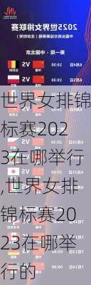 世界女排锦标赛2023在哪举行,世界女排锦标赛2023在哪举行的