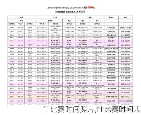 f1比赛时间照片,f1比赛时间表