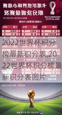 2022世界杯积分榜最新积分表,2022世界杯积分榜最新积分表图片