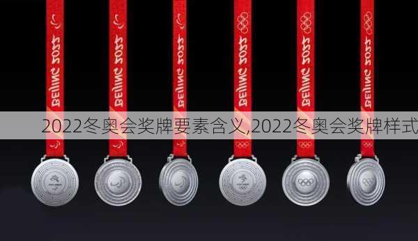 2022冬奥会奖牌要素含义,2022冬奥会奖牌样式