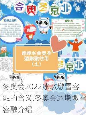 冬奥会2022冰墩墩雪容融的含义,冬奥会冰墩墩雪容融介绍